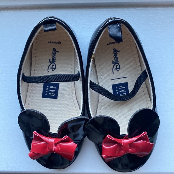 GAP Shoes Toddler Girl Minnie Mouse Patent Leather Mary Janes